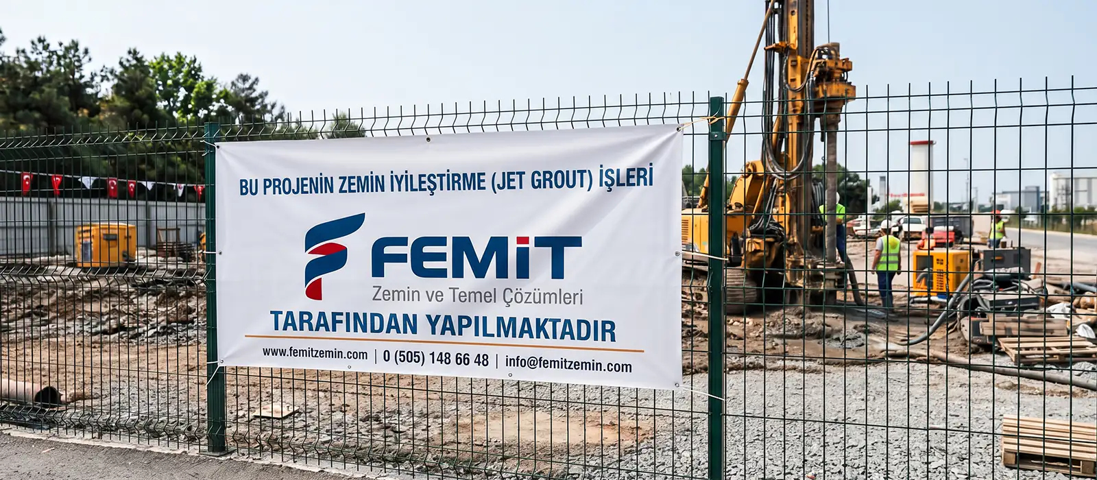 Zemin Etüd, Jetgrout, Fore Kazık, Derin Kazı İksa, Zemin Çivi, Şev Heyelan, Sismik, Mikrotremör, Jeo radar, Maden Sondajı